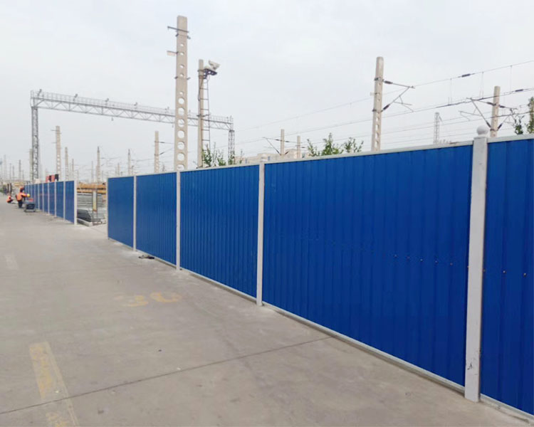 东城区彩钢围挡板案例